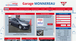 Desktop Screenshot of garagemonnereau.com
