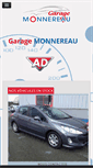 Mobile Screenshot of garagemonnereau.com